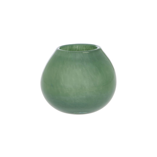 Green Stoneware Decor Vase