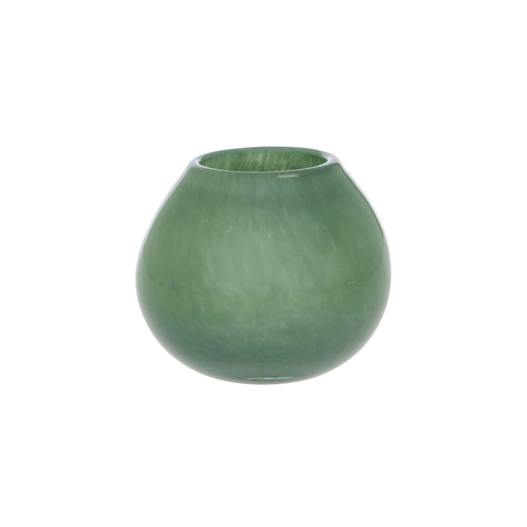 Green Stoneware Decor Vase