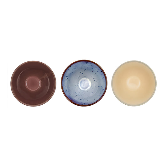 Frosted Ceramic Bowl Set