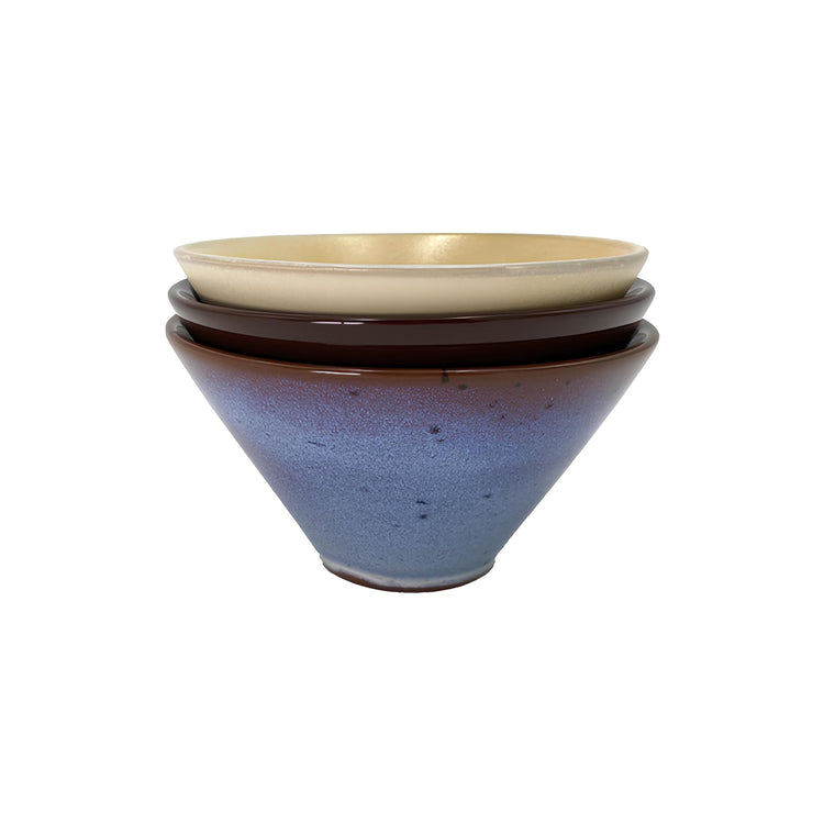 Frosted Ceramic Bowl Set