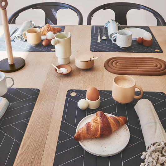 Slate Grey Clay Plate