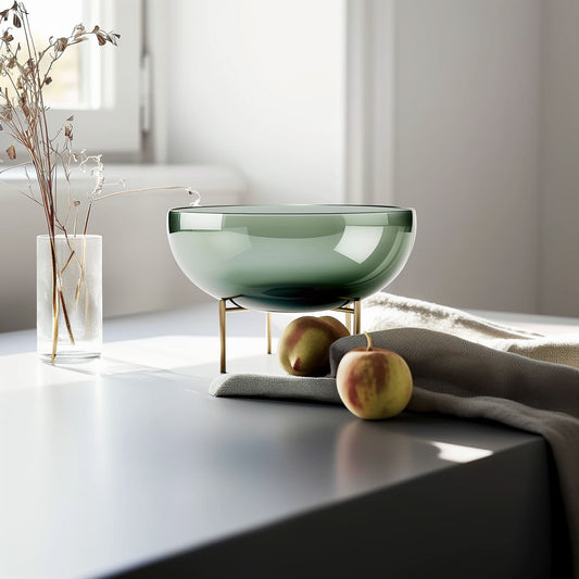 Scandinavian-Style Transparent Vase