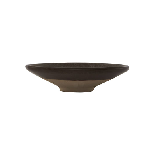 Hand-Striped Artsy Ceramic Plate