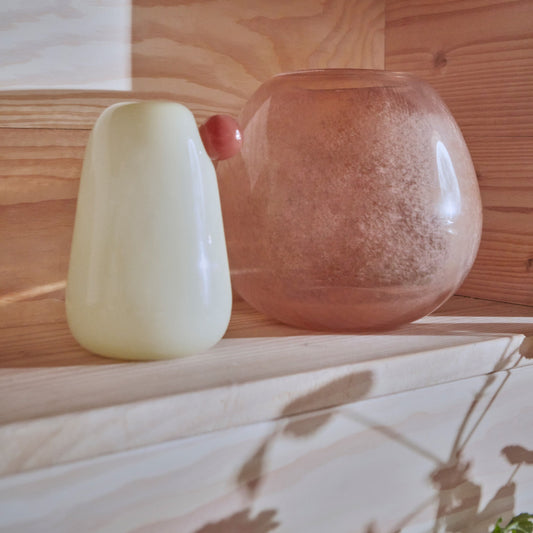 Ivory Knobbed Vase