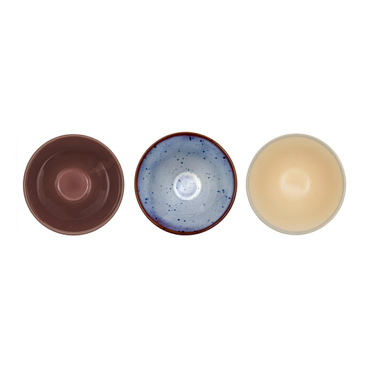 Frosted Ceramic Bowl Set